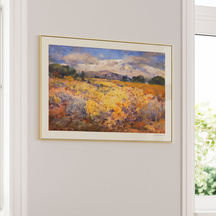 Scenic Splendor Landscape Art-Gold Metal Frame-Nook At You