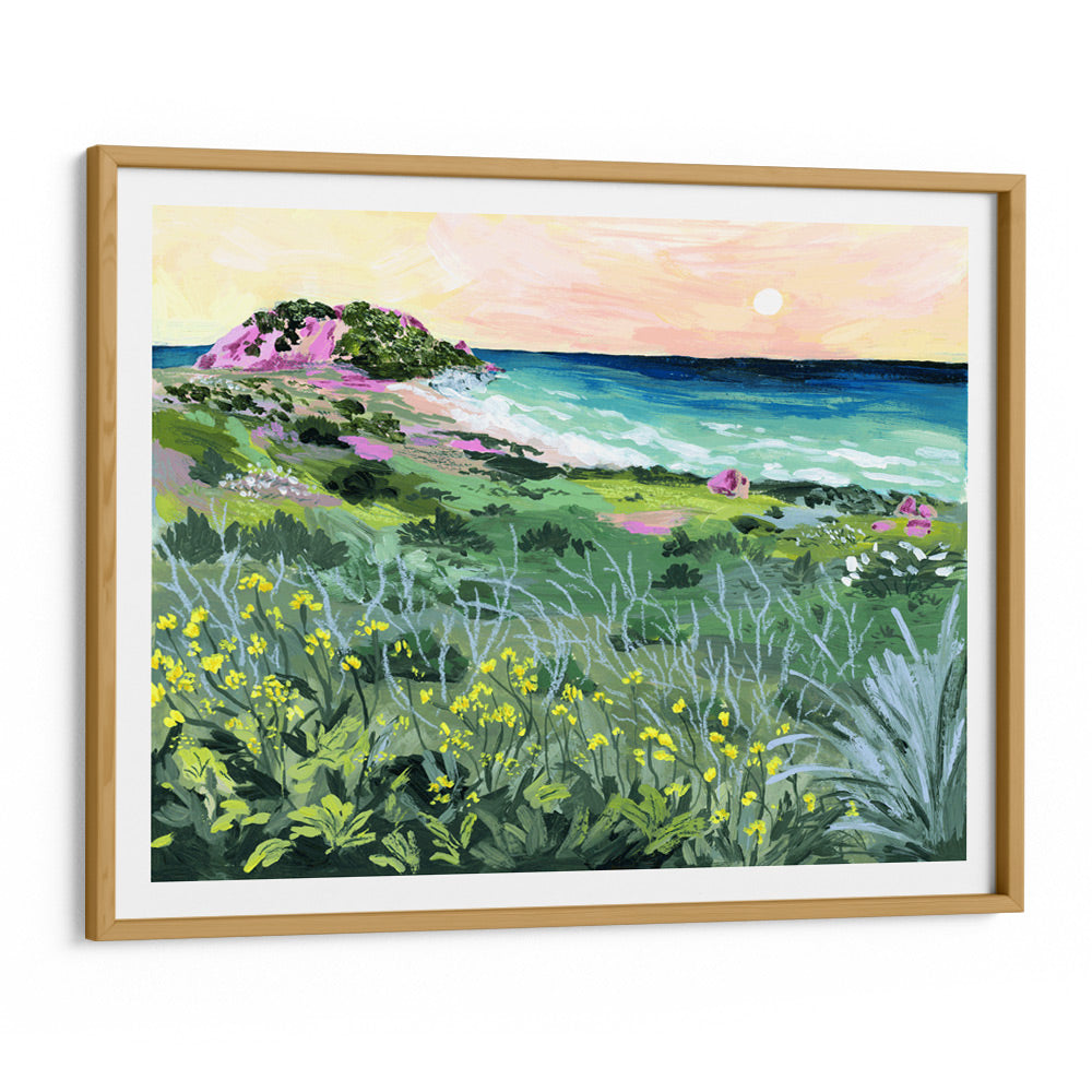 Sunset Rock Landscape Canvas Painting - 5XL / Canvas / Rolled Art - Nook At You