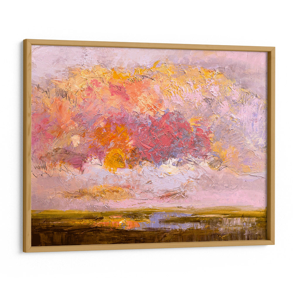 Vibrant Pink Horizon Canvas Print - XS / Matte Paper / Rolled Art - Nook At You