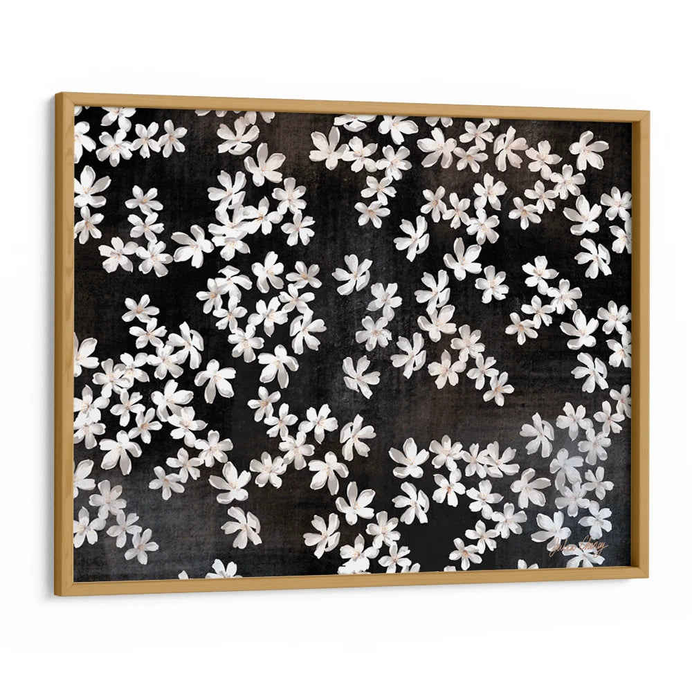 Delicate White Petals Abstract Wall Art Print - XS / Matte Paper / Rolled Art - Nook At You