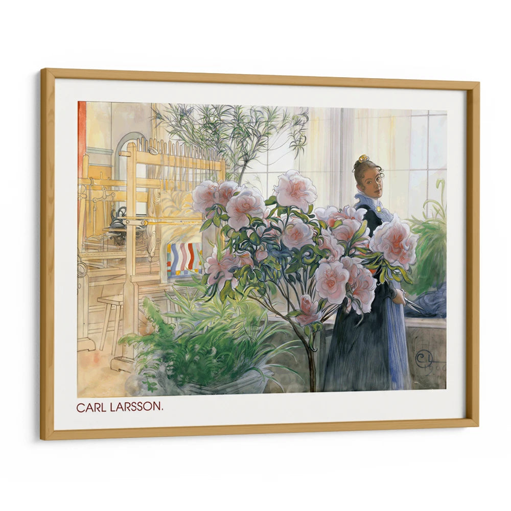 Carl Larsson - Azalea (1906) Exhibition Painting - XS / Matte Paper / Rolled Art - Nook At You