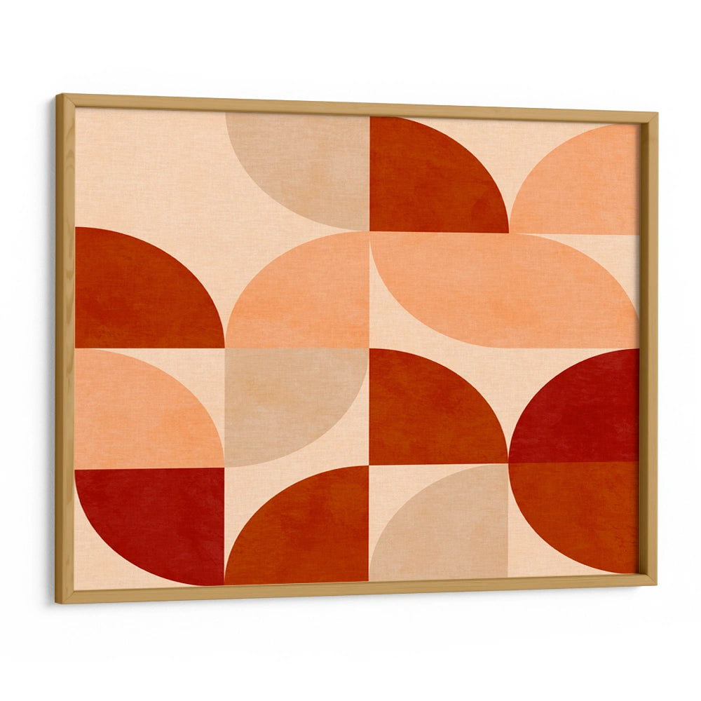 Autumn Mid Century Earthy Horizontal Abstract Wall Art - XS / Matte Paper / Rolled Art - Nook At You