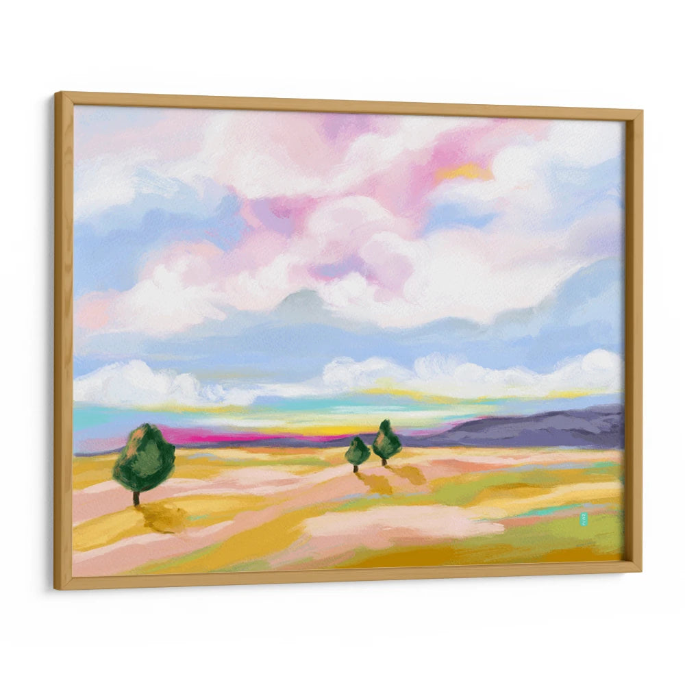 Dreamy Pastel Landscape Wall Art For Living Room - XS / Matte Paper / Rolled Art - Nook At You