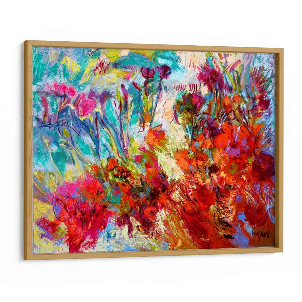 Botanic Radiance Abstract Painting - XS / Matte Paper / Rolled Art - Nook At You