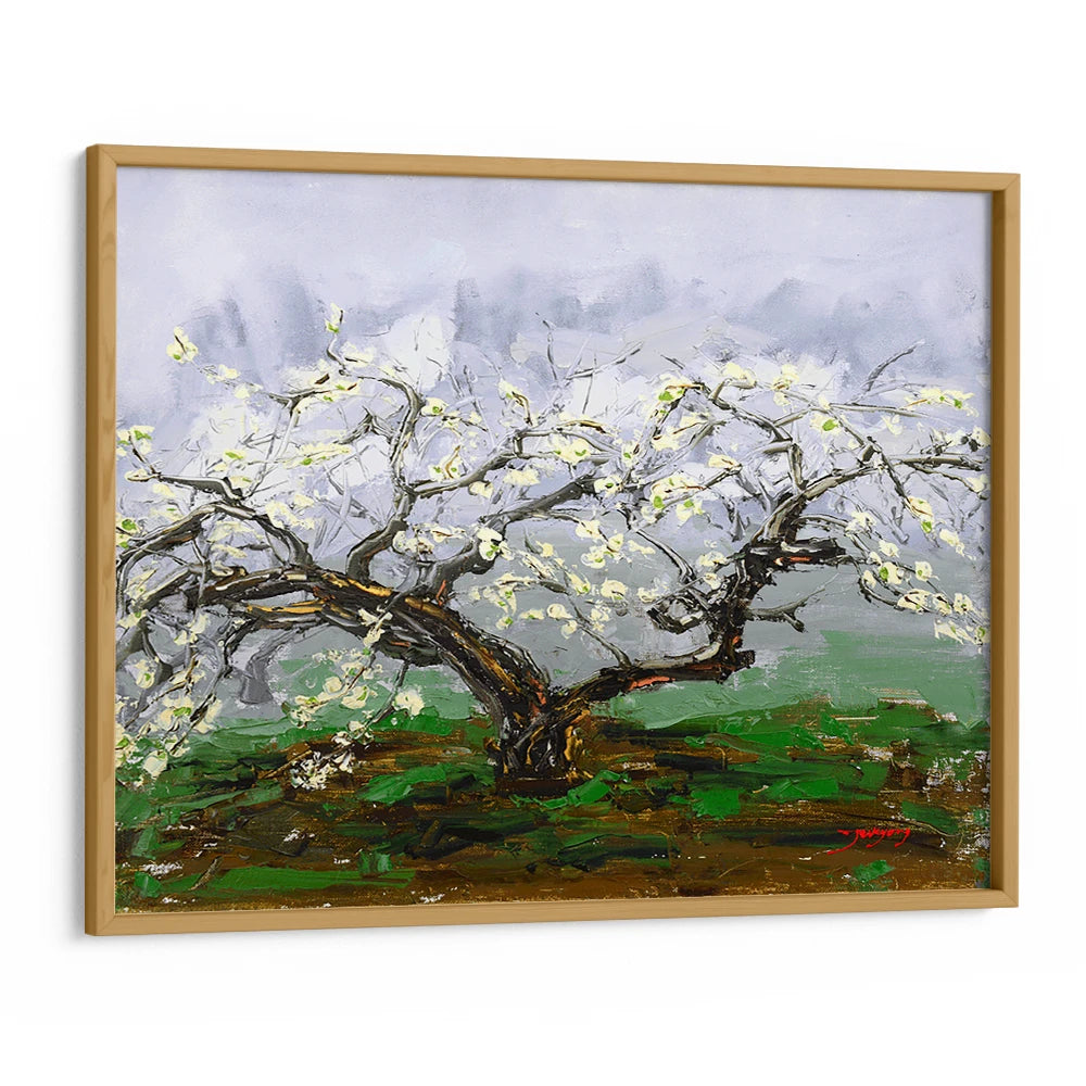 Spring Blossom Tree Nature Landscape Painting - XS / Matte Paper / Rolled Art - Nook At You
