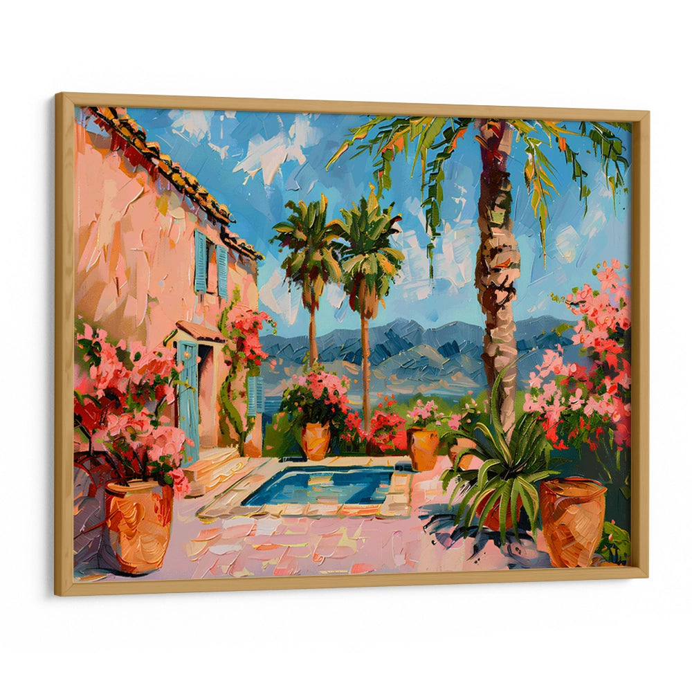 Picturesque Villa Landscape Painting - XS / Matte Paper / Rolled Art - Nook At You