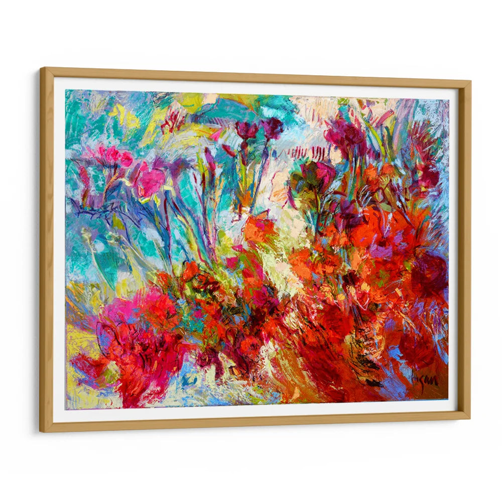 Botanic Radiance Abstract Painting - XS / Matte Paper / Rolled Art - Nook At You
