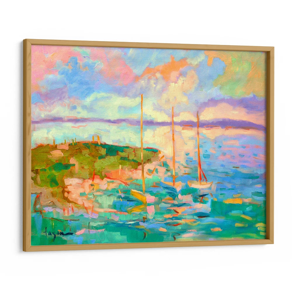 Serene Evening Landscape Poster - XS / Matte Paper / Rolled Art - Nook At You