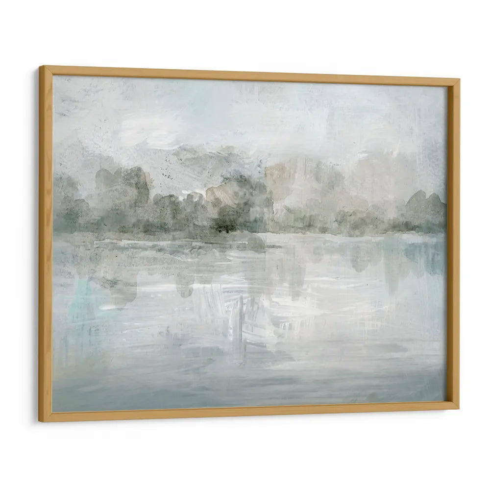 Stillwater Haze Abstract Wall Art Painting - XS / Matte Paper / Rolled Art - Nook At You