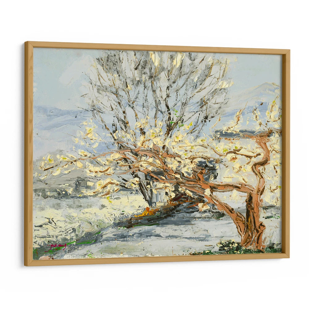 Blossoming Spring Trees Landscape Wall Art Poster - XS / Matte Paper / Rolled Art - Nook At You