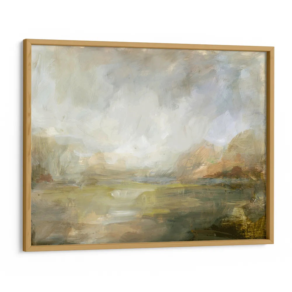 Misty Morning Vista Abstract Wall Art Poster - XS / Matte Paper / Rolled Art - Nook At You