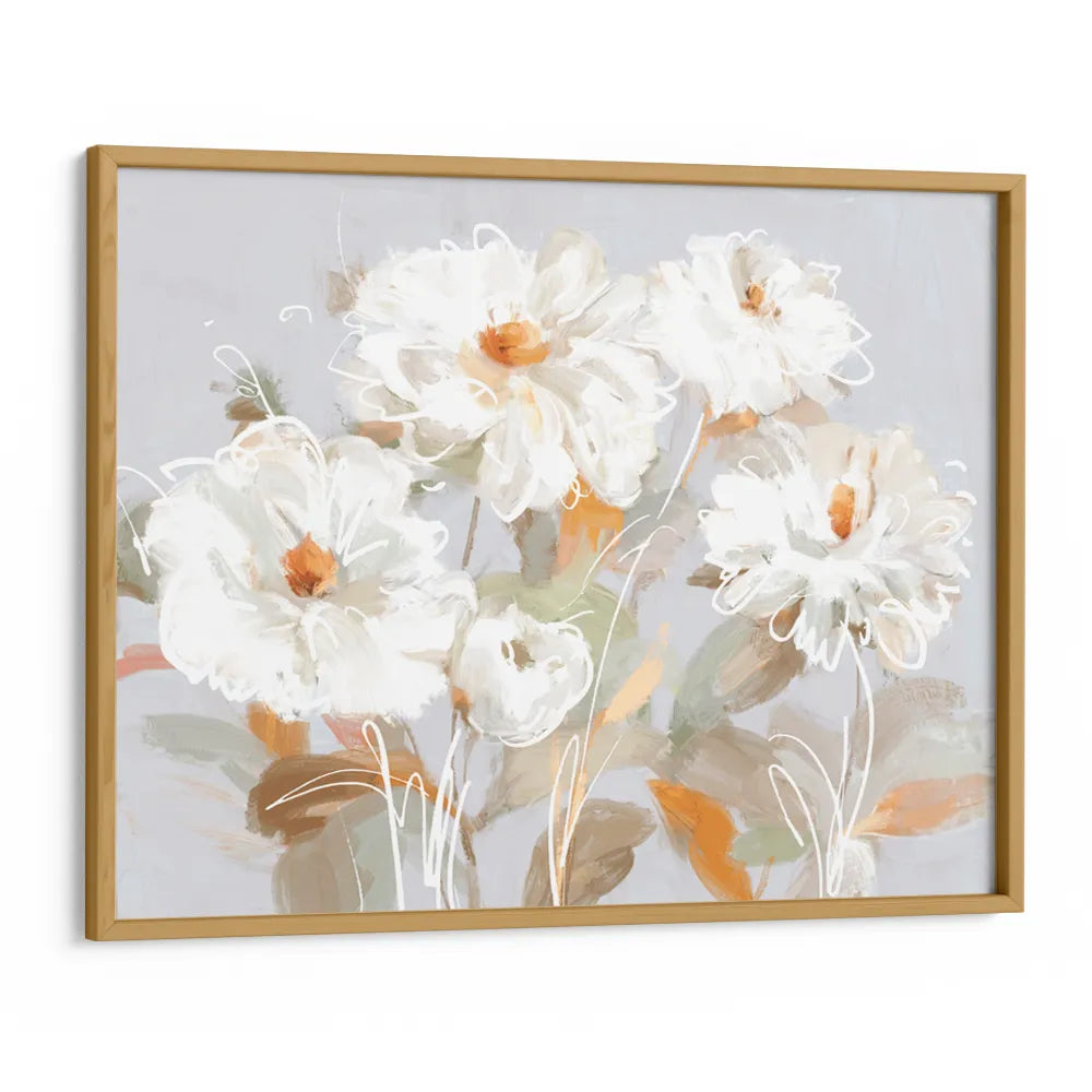 Ivory Garden Botanical Wall Art Painting - XS / Matte Paper / Rolled Art - Nook At You