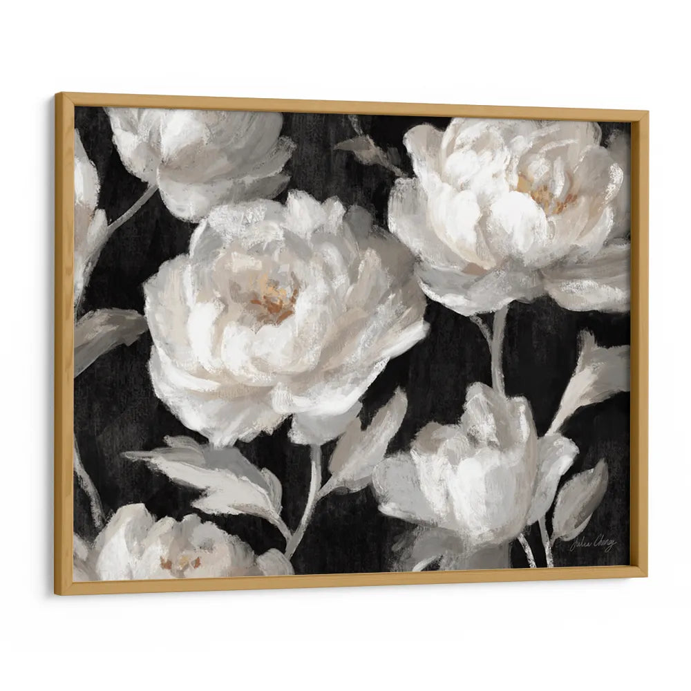 Moonlit Petals Botanical Painting - XS / Matte Paper / Rolled Art - Nook At You