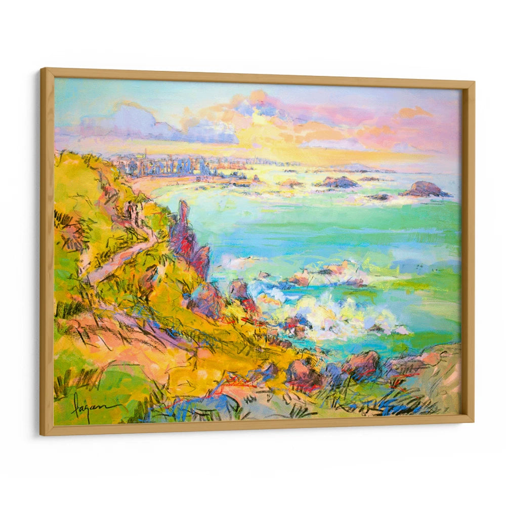 West View Coastal Landscape Print - XS / Matte Paper / Rolled Art - Nook At You