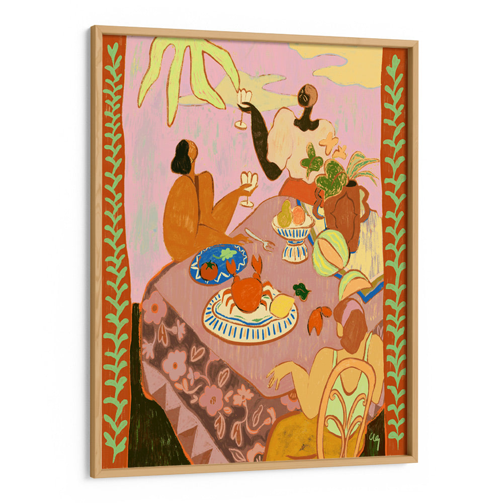 Luncheon with the Ladies Boho Art - XS / Matte Paper / Rolled Art - Nook At You