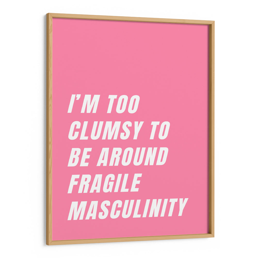 Clumsy Meets Fragility Wall Art Print - XS / Matte Paper / Rolled Art - Nook At You