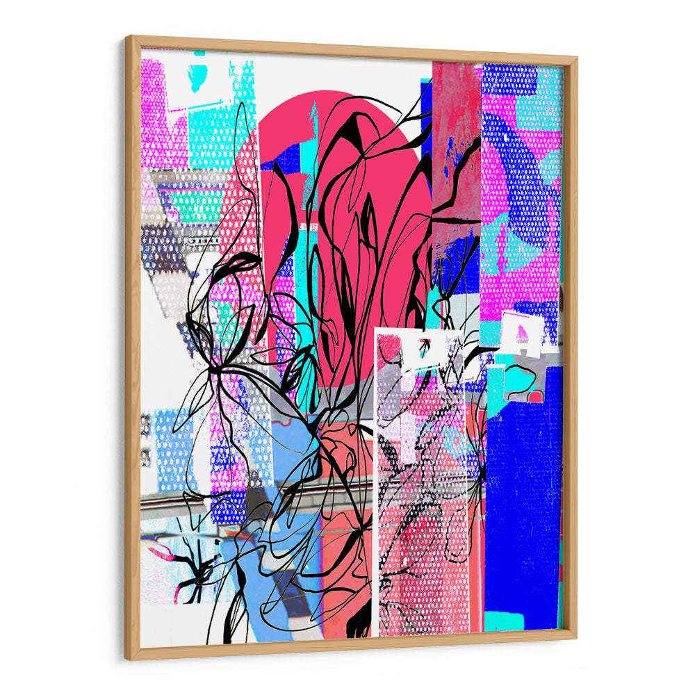 Fragmented Bloom Abstract Painting - XS / Matte Paper / Rolled Art - Nook At You