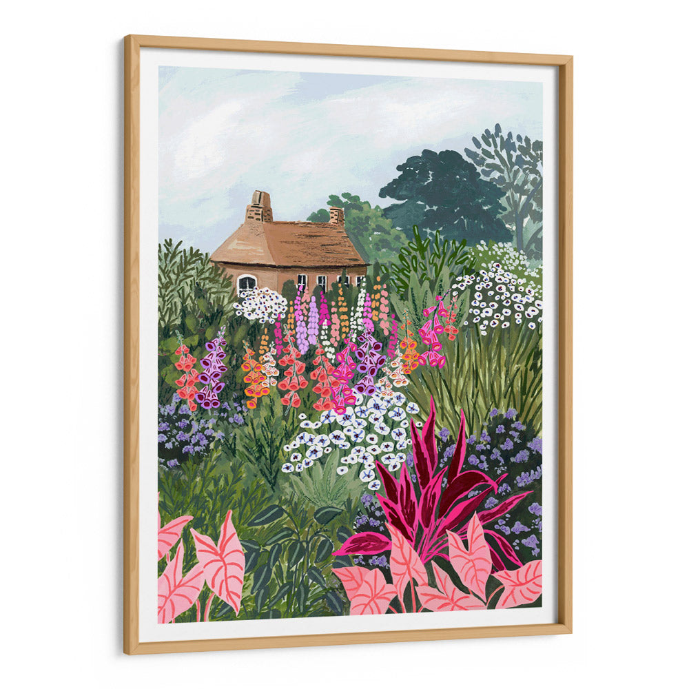 Lush Garden Landscape Wall Art - 5XL / Canvas / Rolled Art - Nook At You