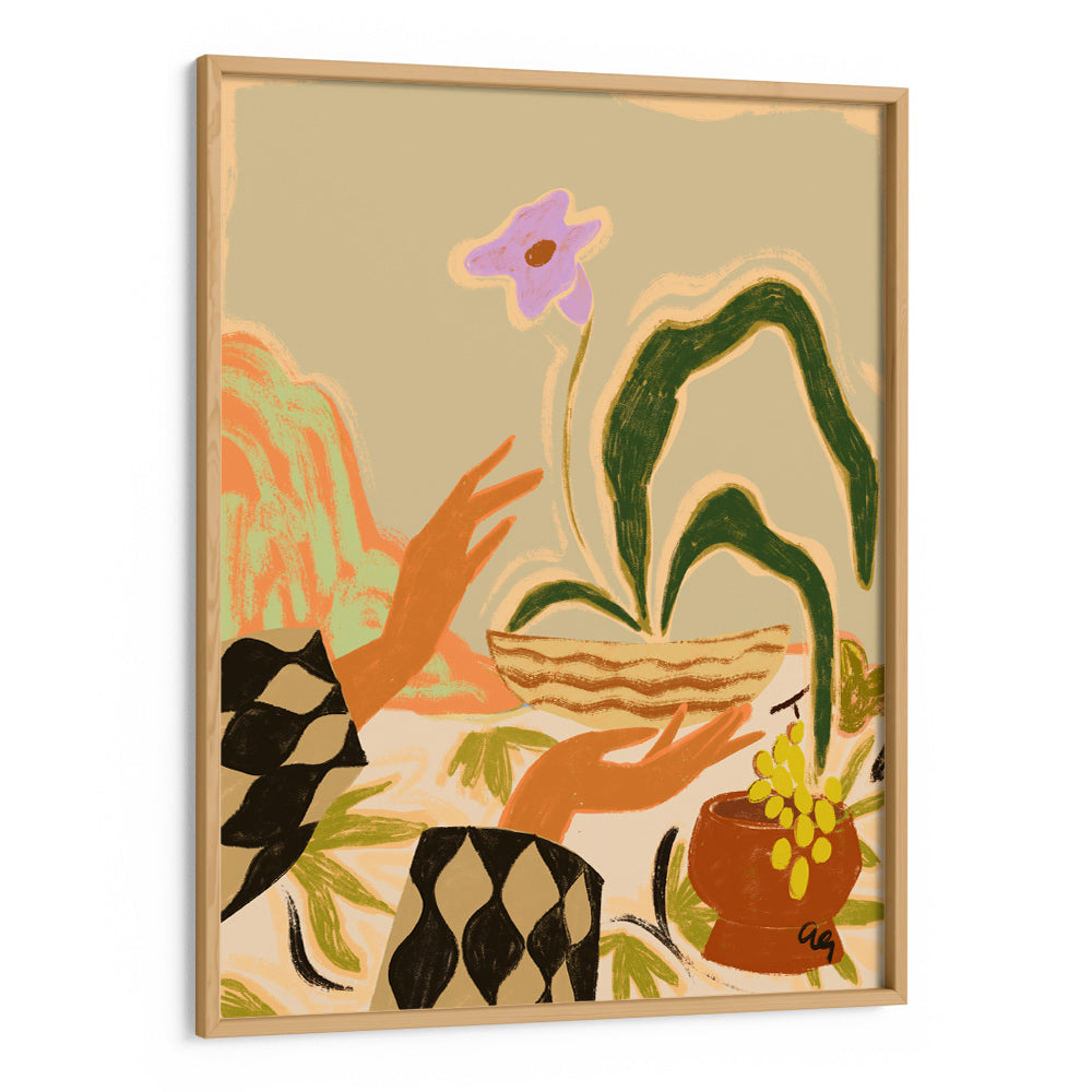 Serene Offering Boho Art - 5XL / Canvas / Rolled Art - Nook At You