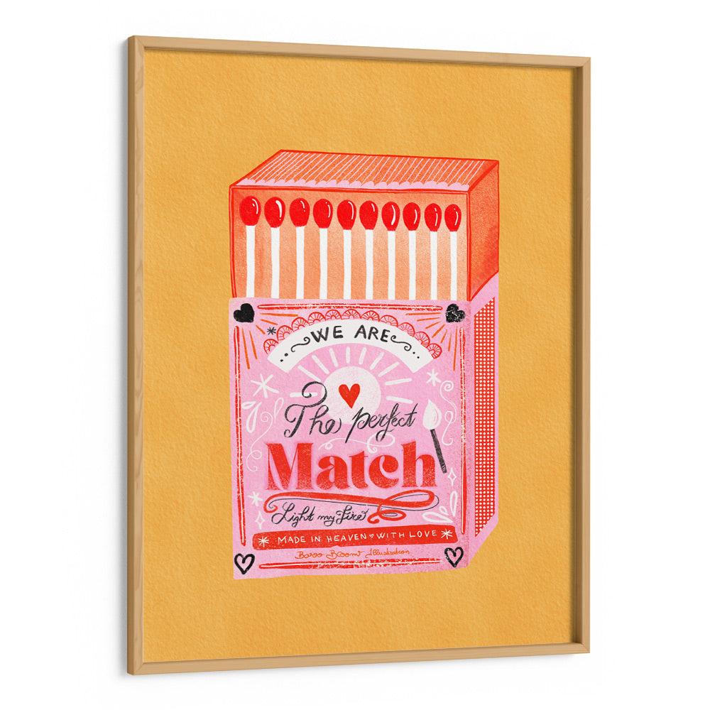 Match Box Wall Art Poster - XS / Matte Paper / Rolled Art - Nook At You