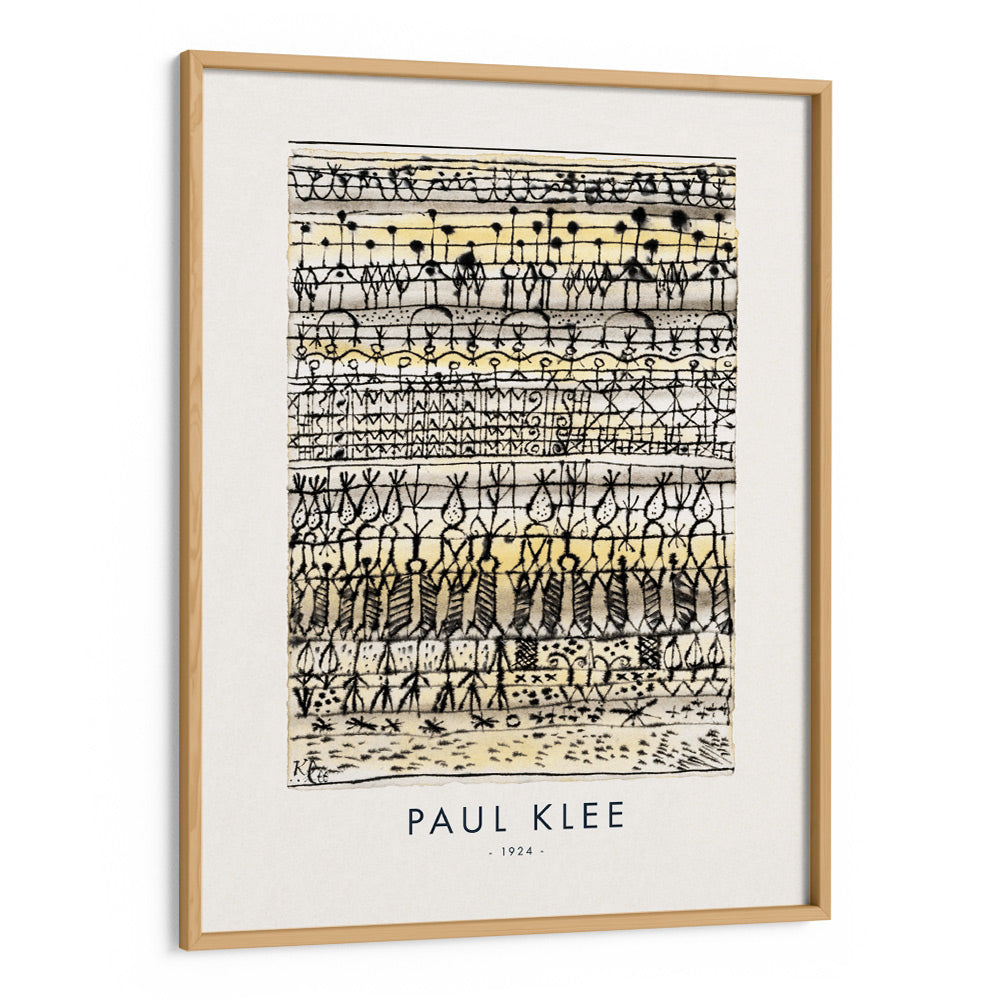 Paul Klee - Abstract Stripes Exhibition Poster - XS / Matte Paper / Rolled Art - Nook At You