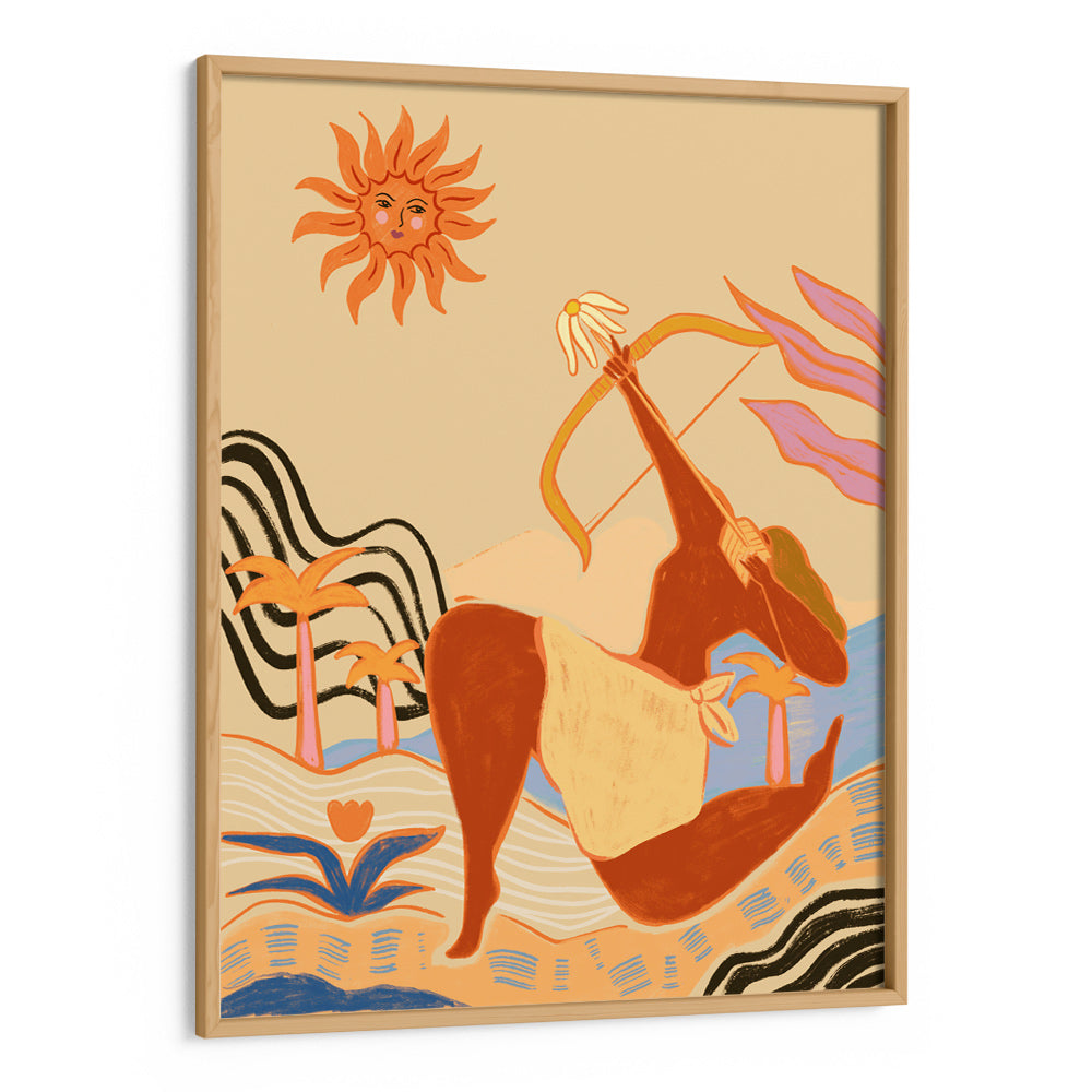 Sunlit Archer_s Dance Canvas Painting - 5XL / Canvas / Rolled Art - Nook At You