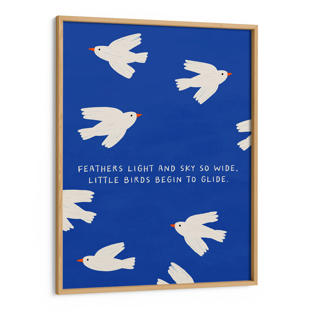 Wings in the Blue Canvas Print - XS / Matte Paper / Rolled Art - Nook At You