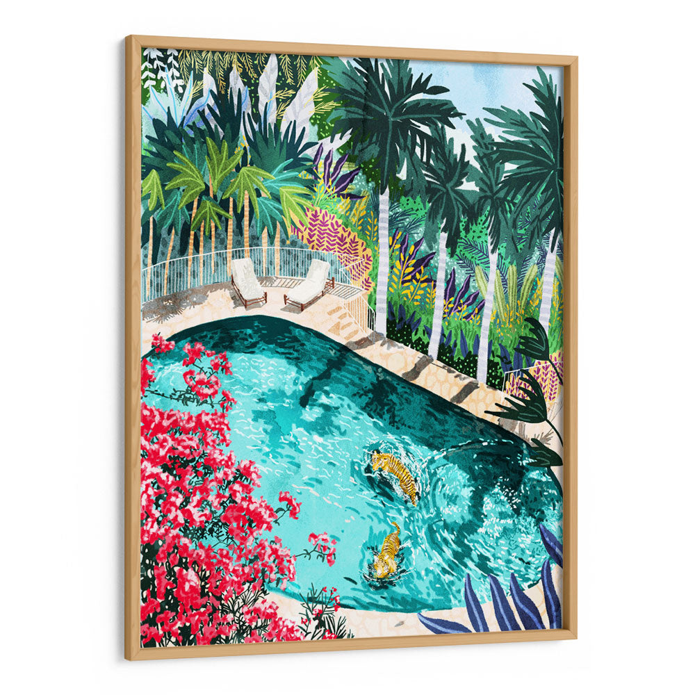 Tigers In Greece Botanical Wall Art - XS / Matte Paper / Rolled Art - Nook At You