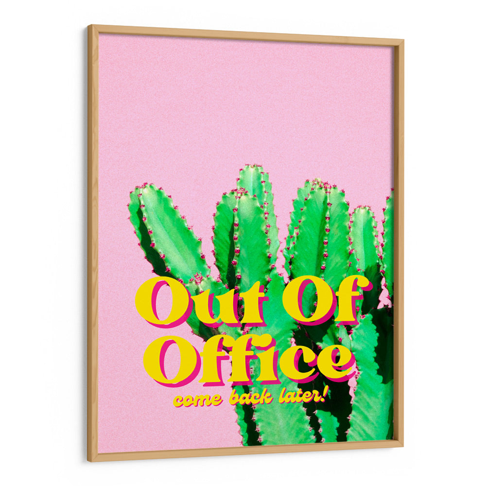 Out Of Office Quote Canvas Print - XS / Matte Paper / Rolled Art - Nook At You