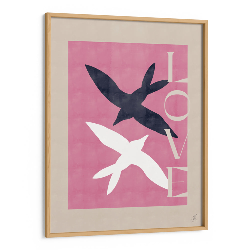 Birds in Love Art Print - XS / Matte Paper / Rolled Art - Nook At You