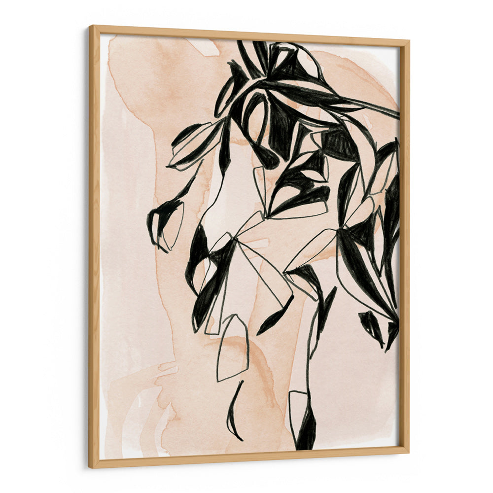 Monochrome Leaves Abstract Wall Art - XS / Matte Paper / Rolled Art - Nook At You