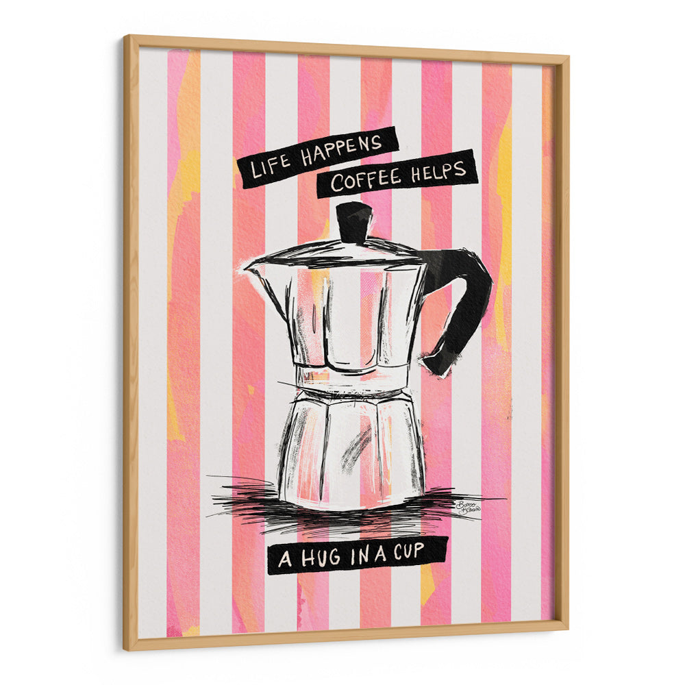 Hug in a Cup Canvas Print - XS / Matte Paper / Rolled Art - Nook At You