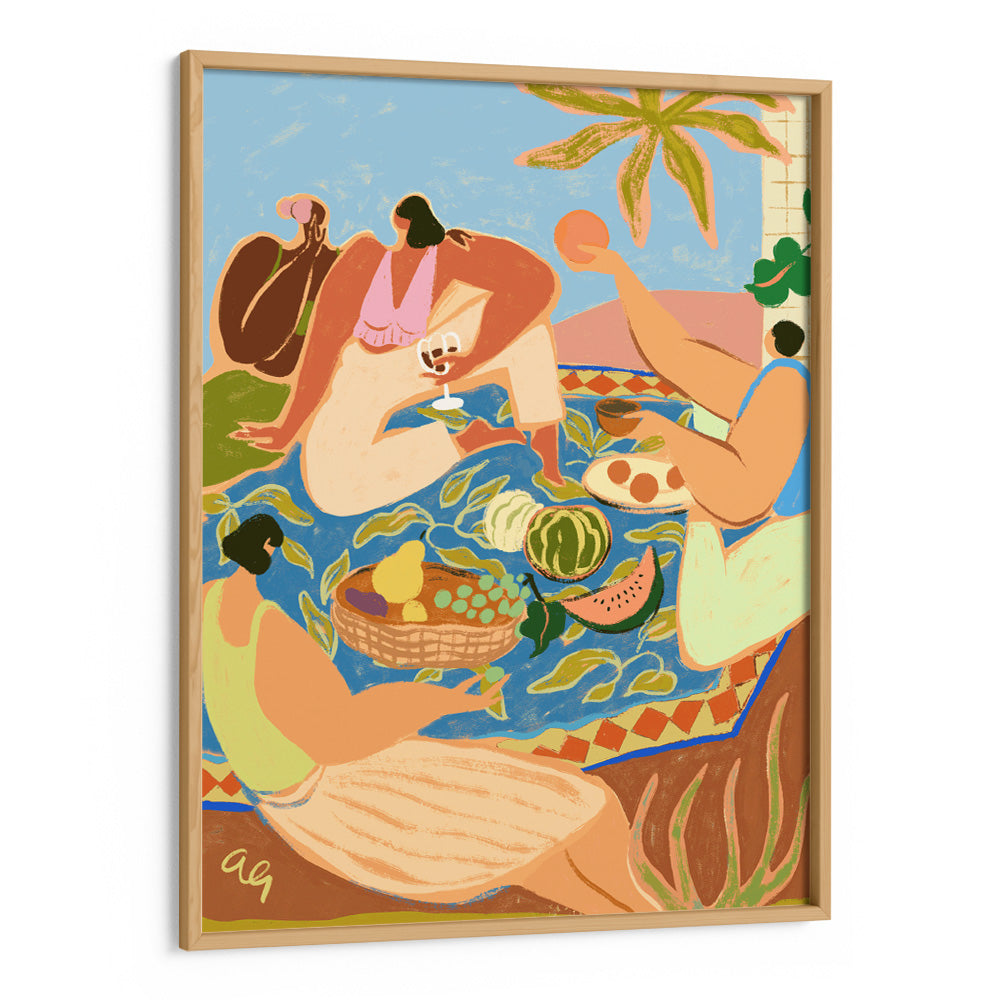 Summer Picnic Aesthetic Wall Art - 5XL / Canvas / Rolled Art - Nook At You