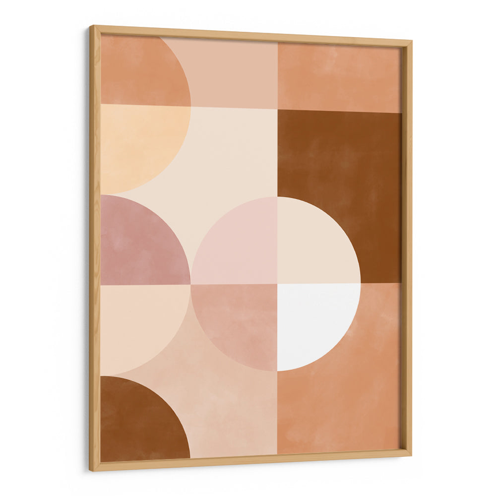Neutral Grid Geometric Art - XS / Matte Paper / Rolled Art - Nook At You