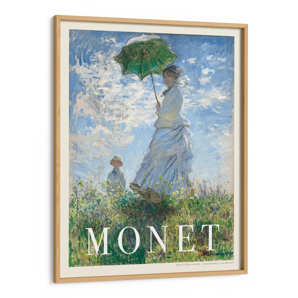Claude Monet - Woman With Parasol II Exhibition Poster - XS / Matte Paper / Rolled Art - Nook At You