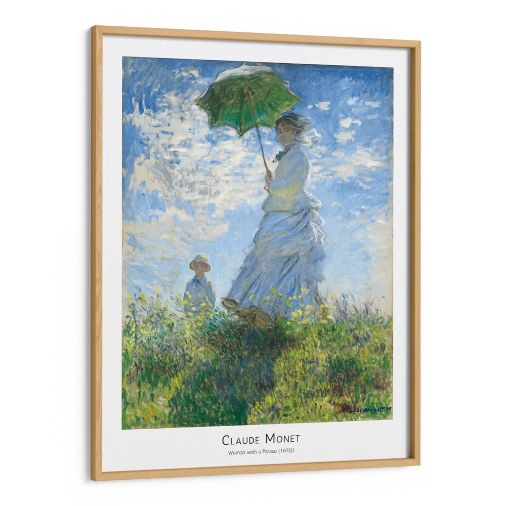 Monet - Woman with a Paraso Exhibition Art Print - XS / Matte Paper / Rolled Art - Nook At You