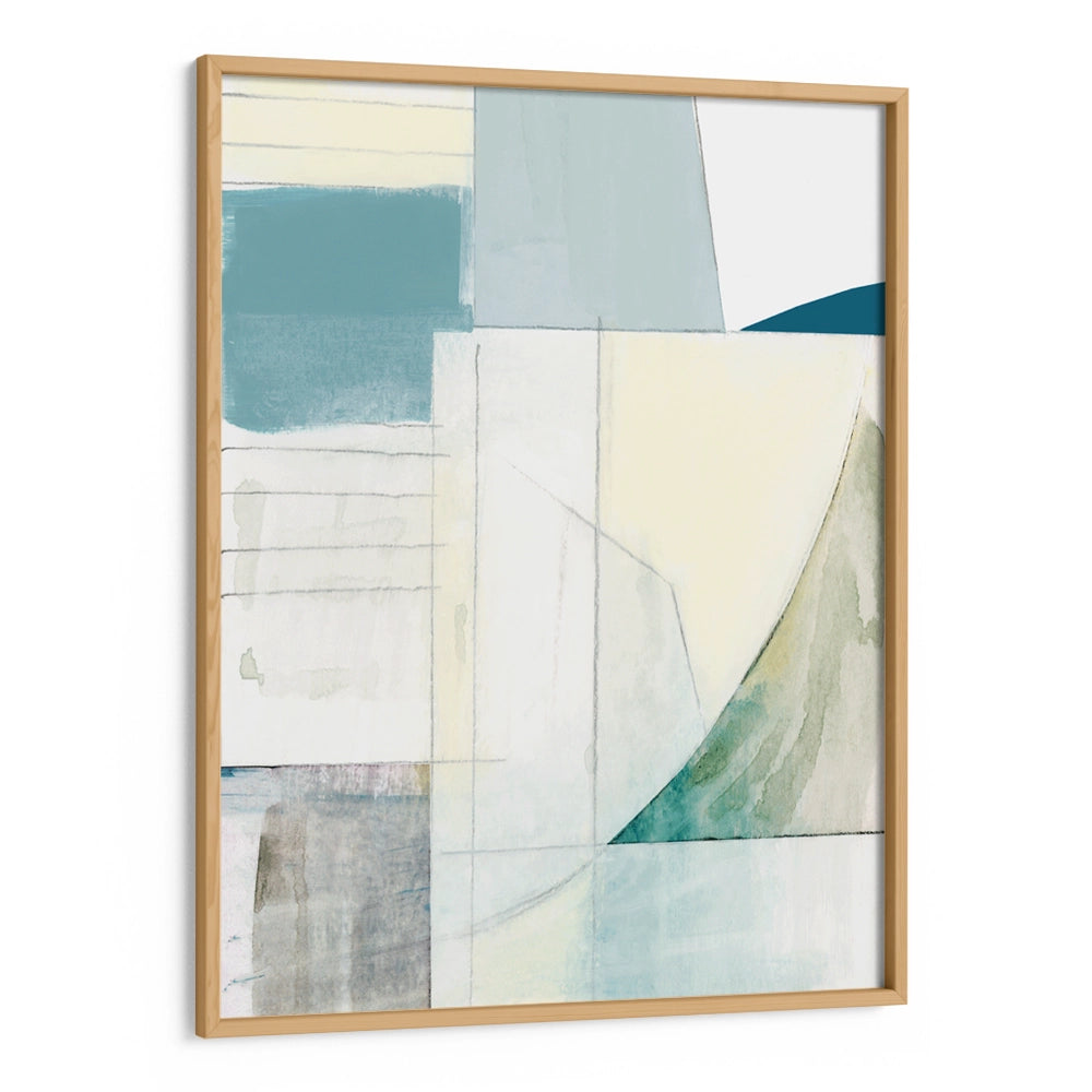 Calming Geometric Layers Abstract Wall Art Poster - XS / Matte Paper / Rolled Art - Nook At You