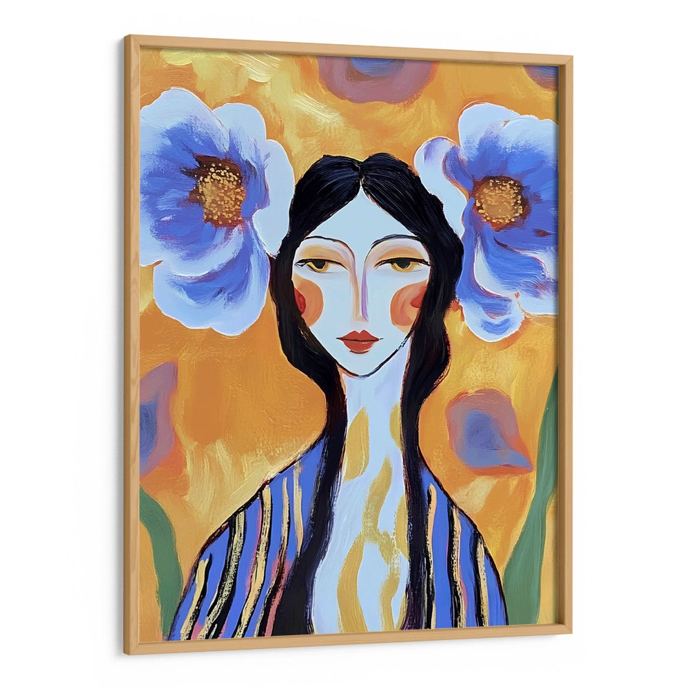 She Blooms Women Illustration Art Poster - XS / Matte Paper / Rolled Art - Nook At You