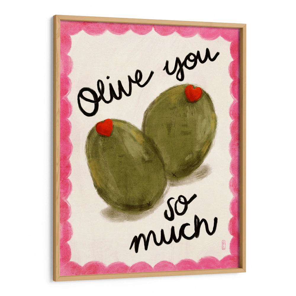 Olive You So Much Gourmet Wall Art Print - XS / Matte Paper / Rolled Art - Nook At You