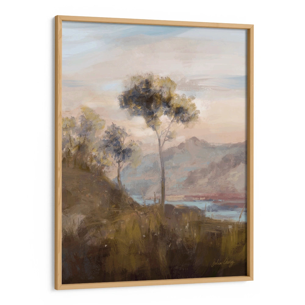 Hazy Mountain Retreat Landscape Art For Living Room - XS / Matte Paper / Rolled Art - Nook At You