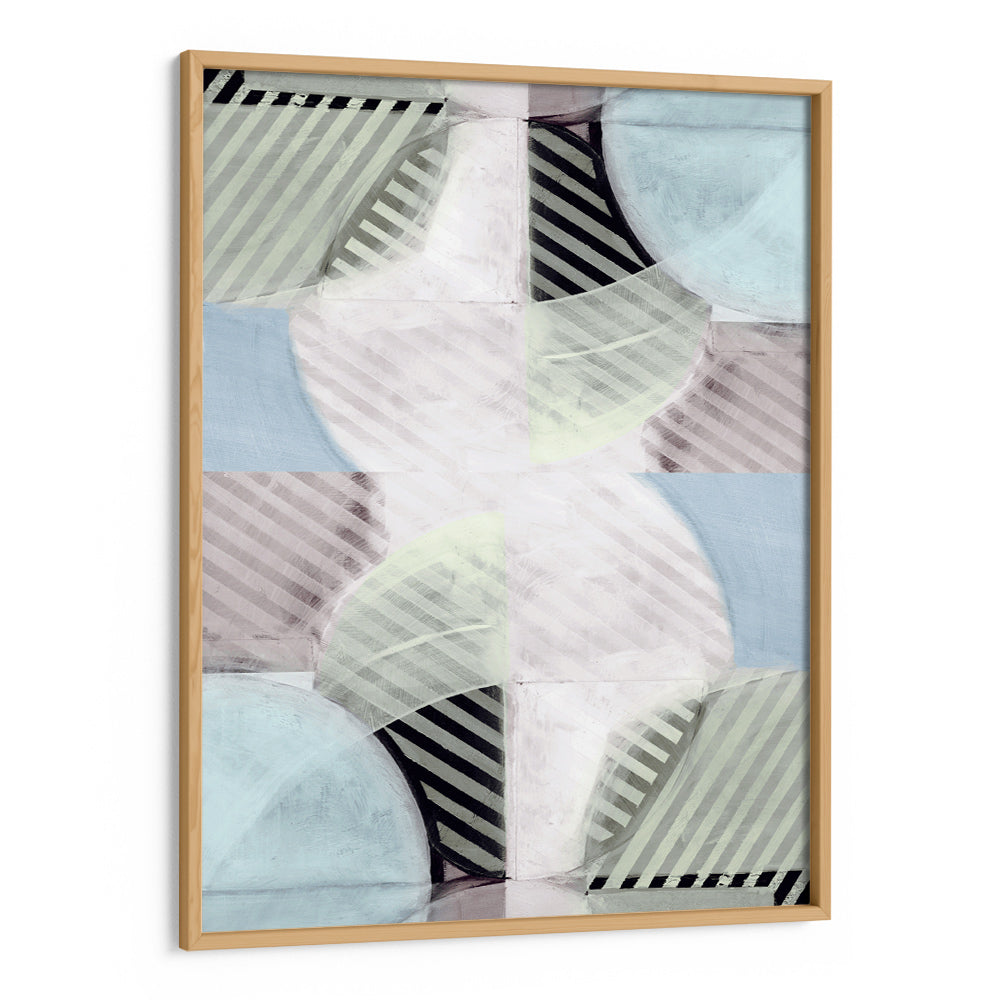 Abstract Misty Stripes 1 Wall Art Poster - XS / Matte Paper / Rolled Art - Nook At You