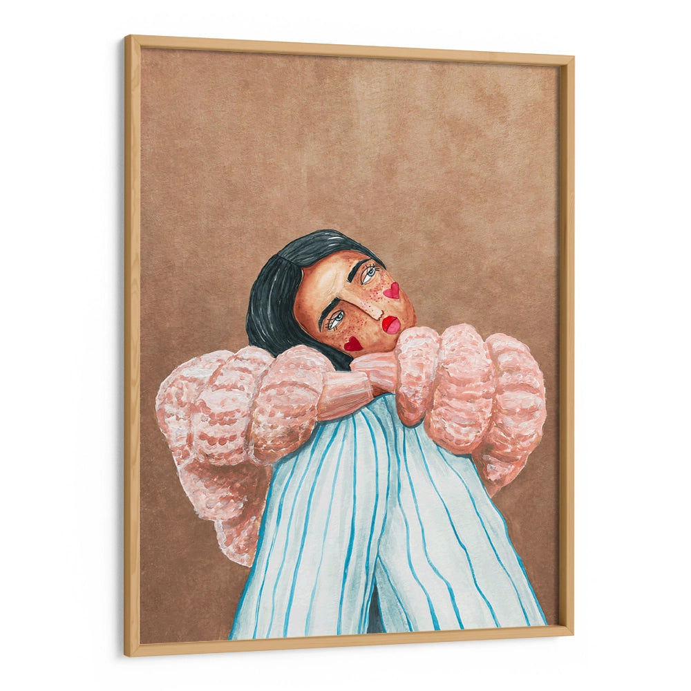 Dreaming girl Art Print - XS / Matte Paper / Rolled Art - Nook At You