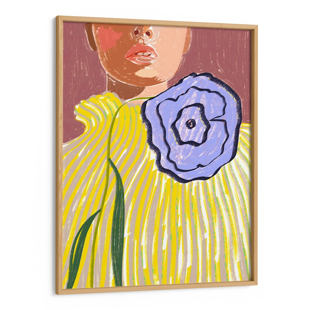 Blossom Elegance Modern Women Illustration Art - XS / Matte Paper / Rolled Art - Nook At You