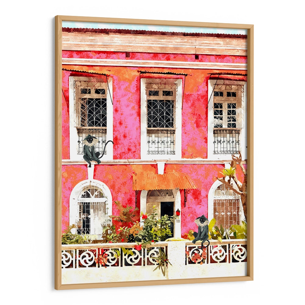 Monkey Business Canvas Painting - XS / Matte Paper / Rolled Art - Nook At You