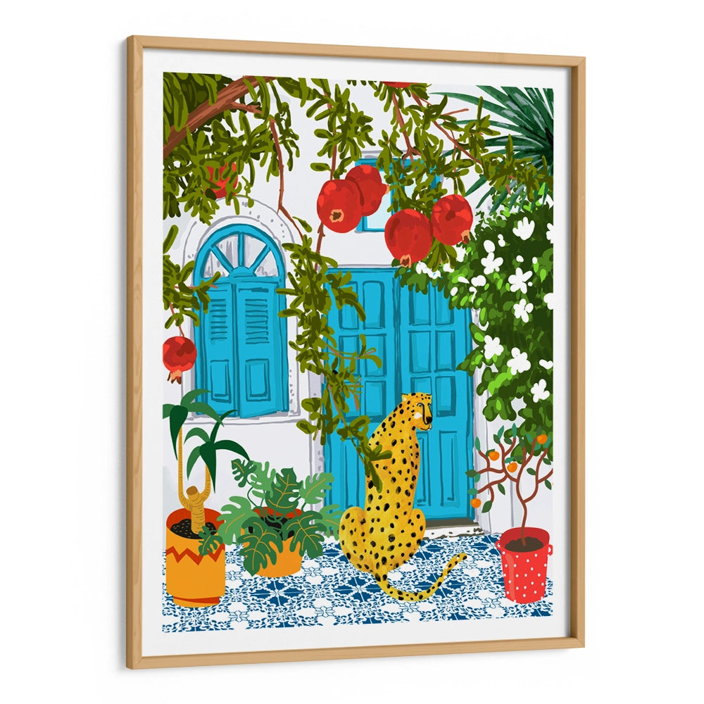 Cheetah Villa Tropical Wall Art - XS / Matte Paper / Rolled Art - Nook At You