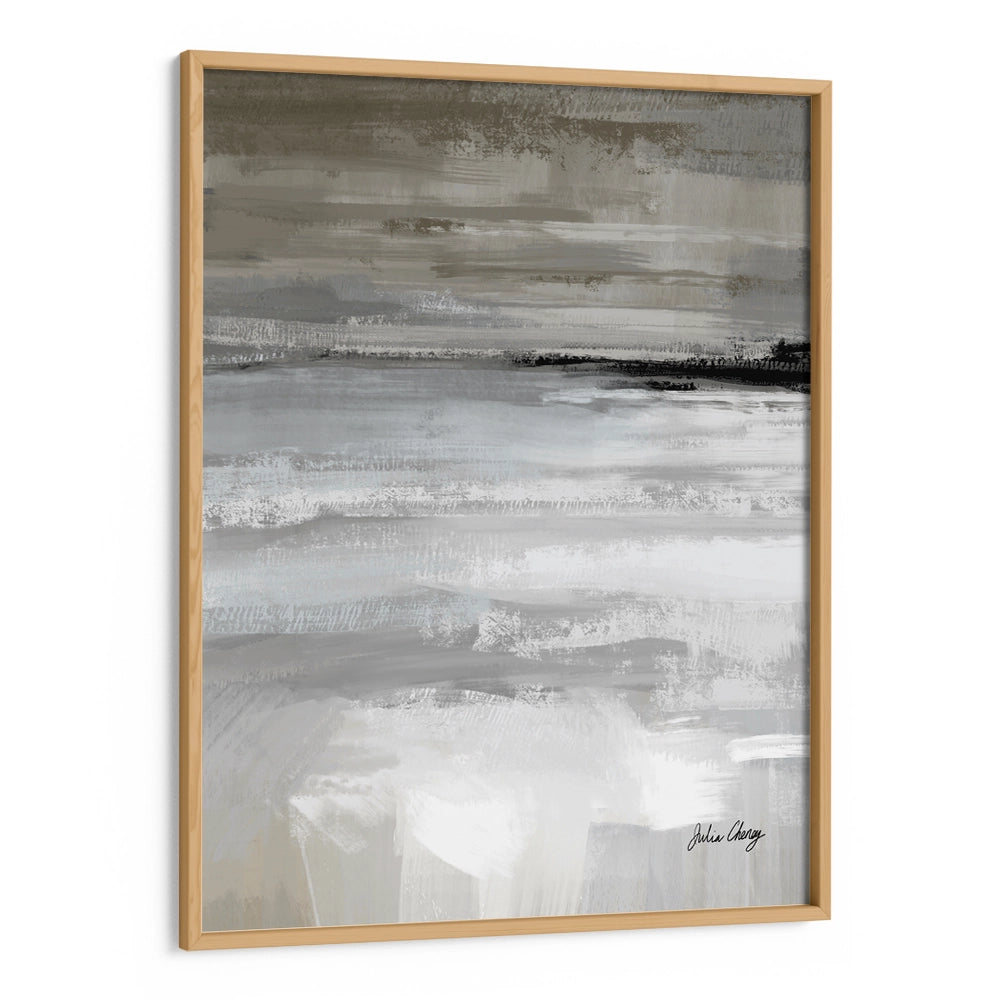 Winter Shore Abstract Painting - XS / Matte Paper / Rolled Art - Nook At You