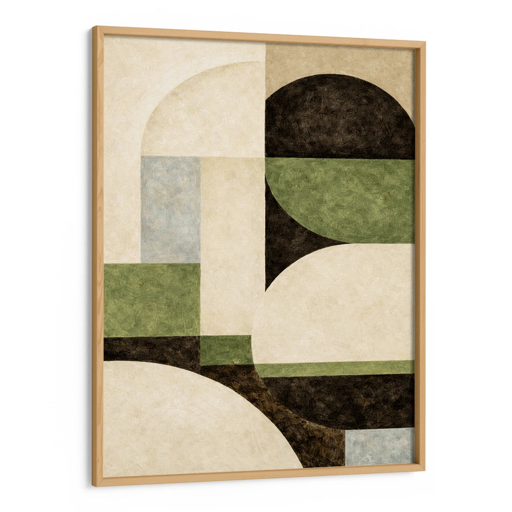Geometric Silence Abstract Wall Art - XS / Matte Paper / Rolled Art - Nook At You