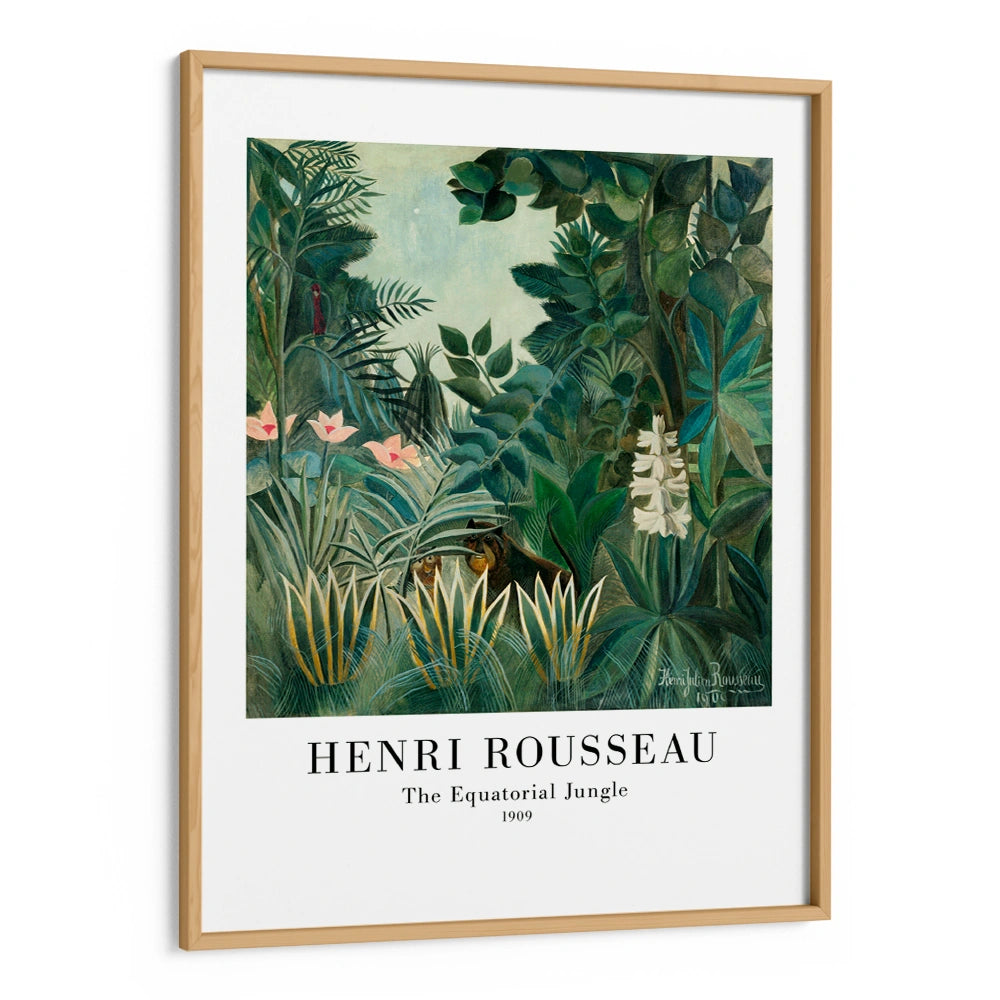 Henri Rousseau - The Equatorial Jungle Exhibition Wall Art - XS / Matte Paper / Rolled Art - Nook At You