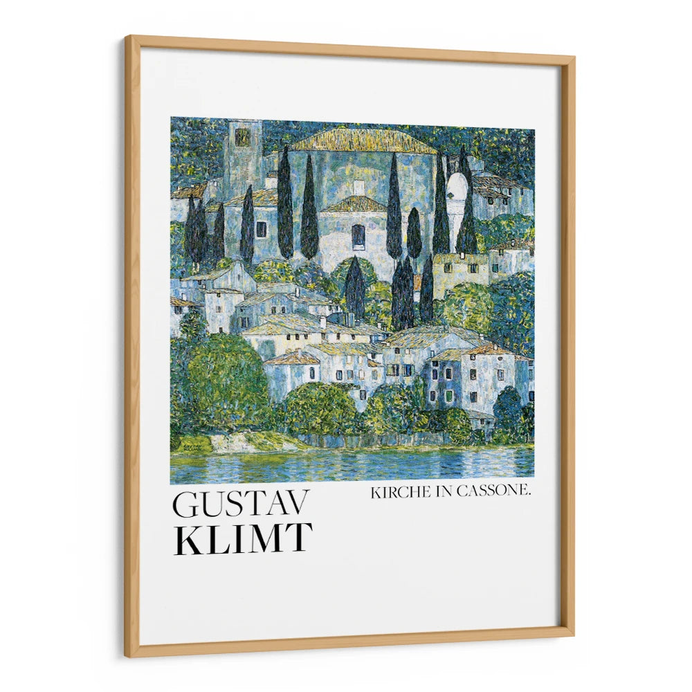 Gustav Klimt  - Kirche In Cassone (1913) Exhibition Poster for Living Room - XS / Matte Paper / Rolled Art - Nook At You
