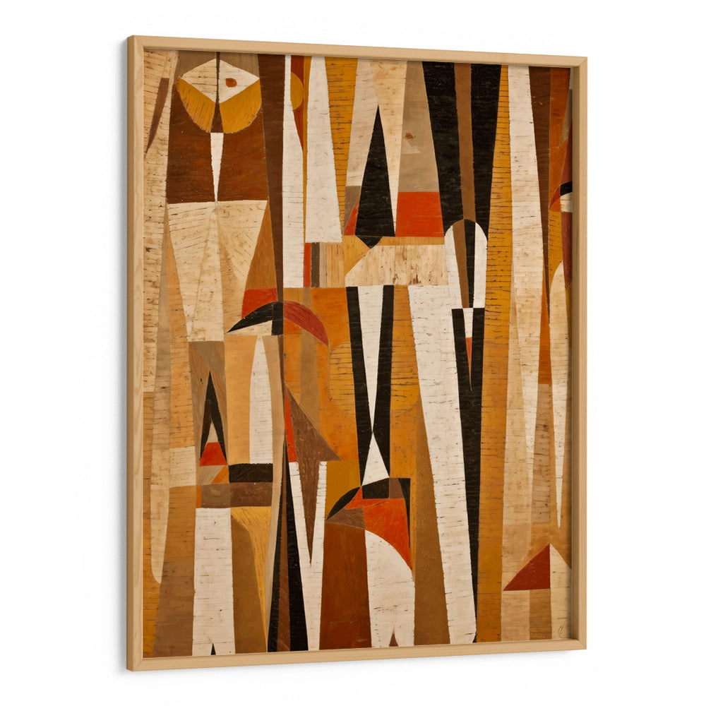 Mosaic Nature Abstract Painting - XS / Matte Paper / Rolled Art - Nook At You